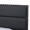Baxton Studio Ansa Dark Grey Upholstered Full Size Bed 159-9759 - alternate 7